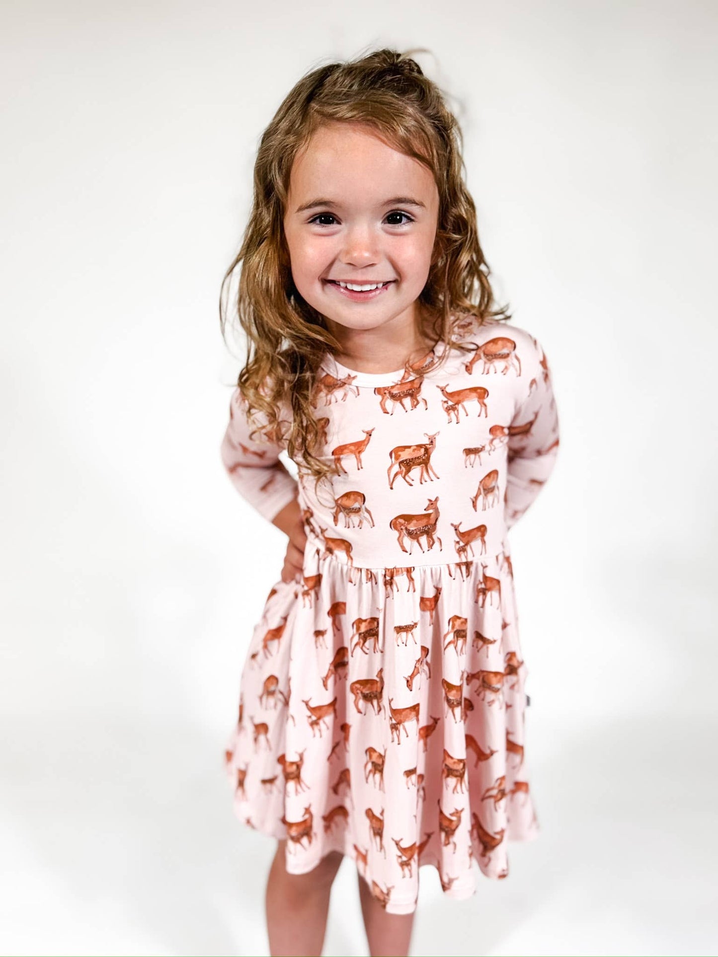Goosies - Does & Fawns- 3/4 Sleeve Dress