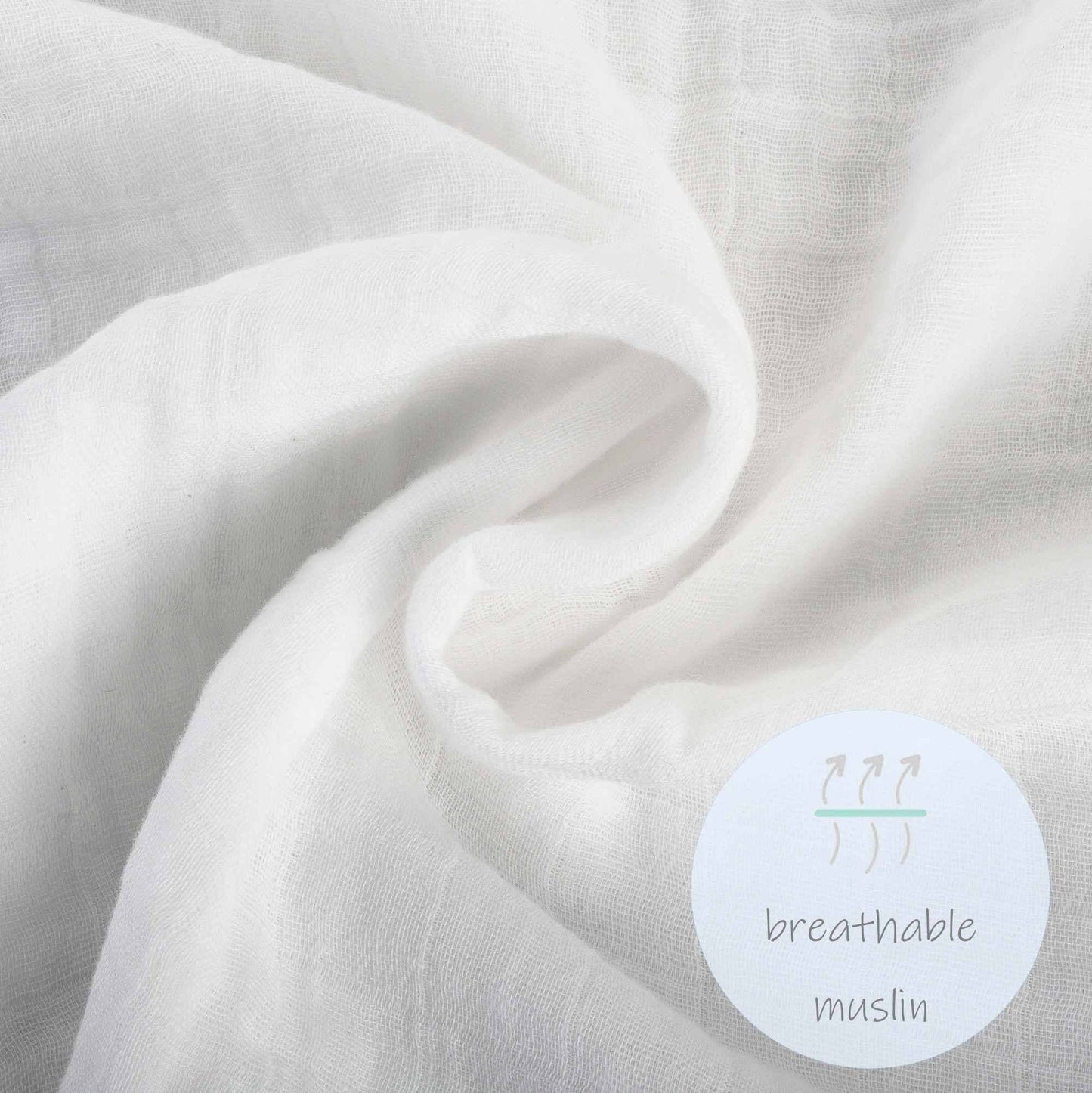 LollyBanks - Baby Muslin Swaddle Blanket 47x47 Bear Hugs
