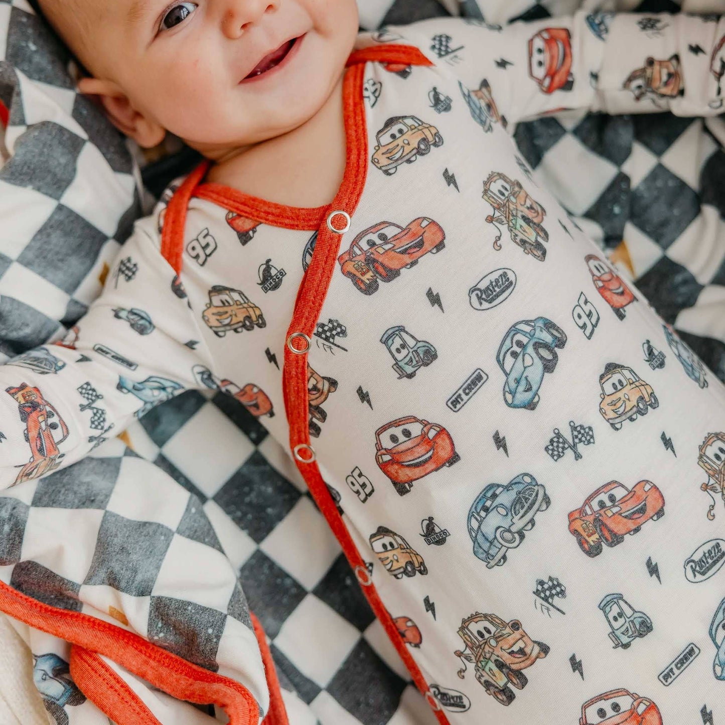Copper Pearl - Newborn Knotted Gown - Disney Pixar Cars