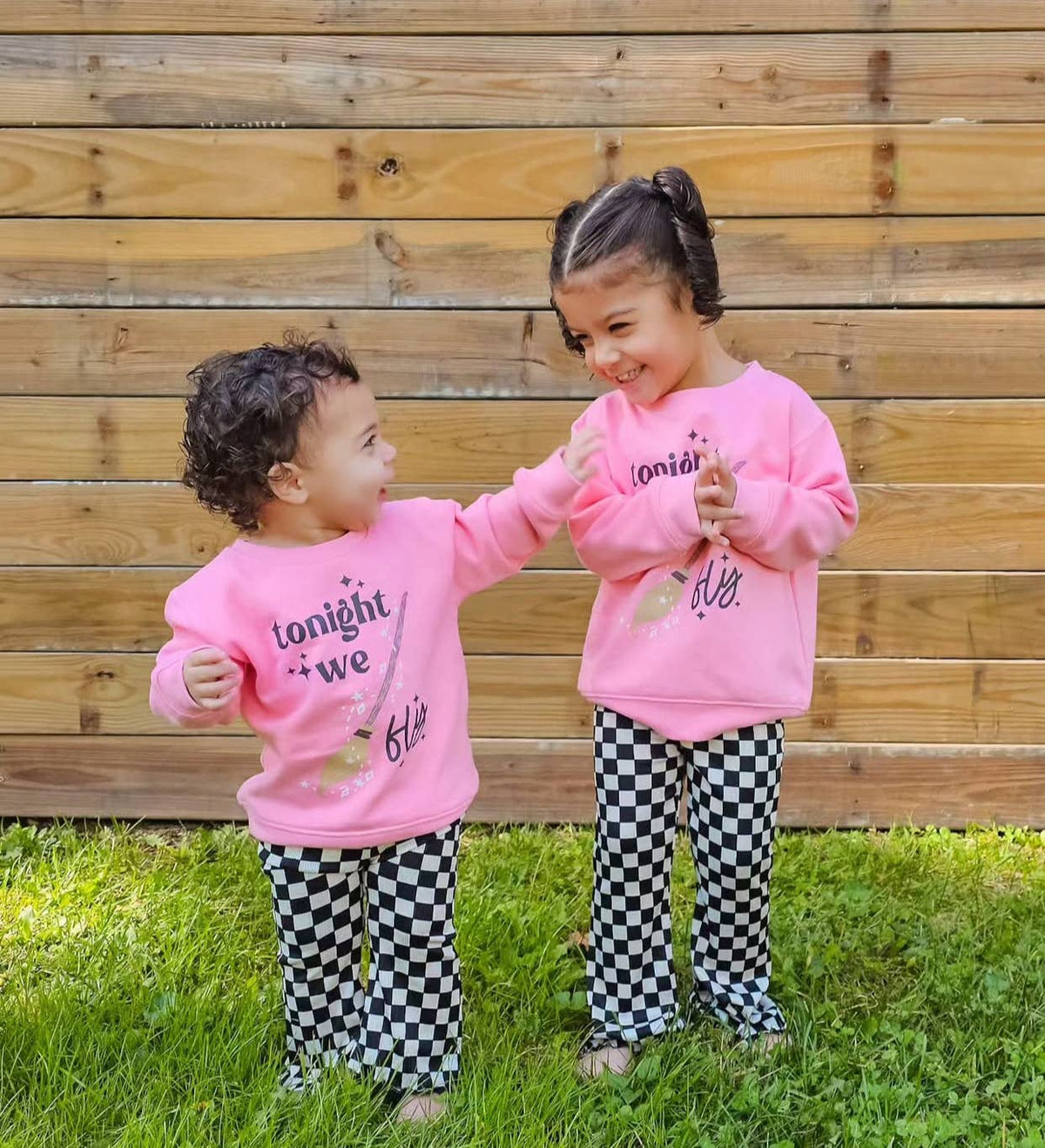 Holland Ave Clothing - Tonight We Fly | Kids Halloween Sweatshirt