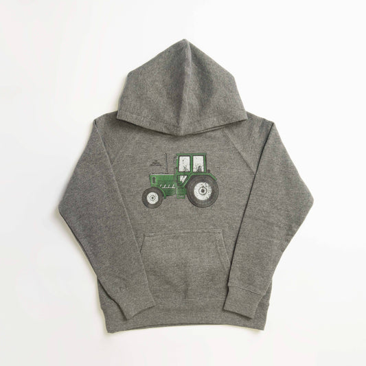 Western Green Tractor Youth & Toddler Graphic Hoodie