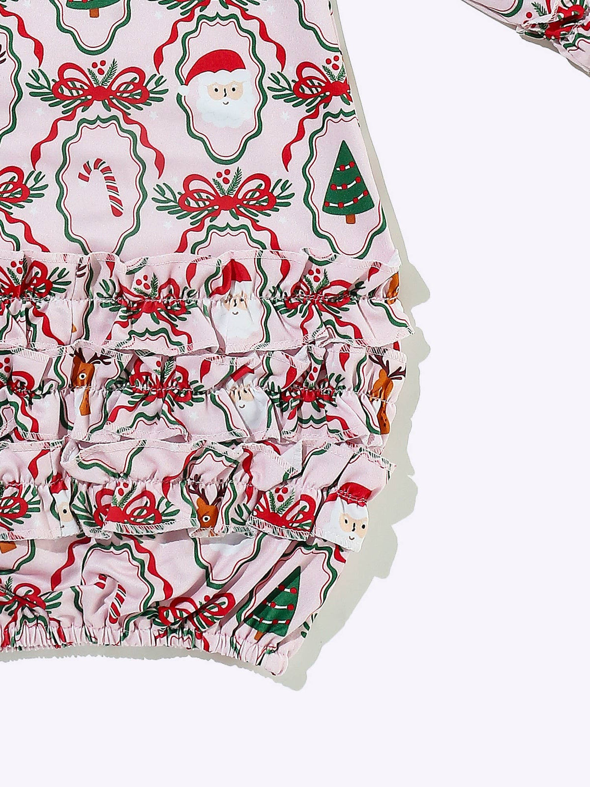 Boughs of Holly Baby Gown