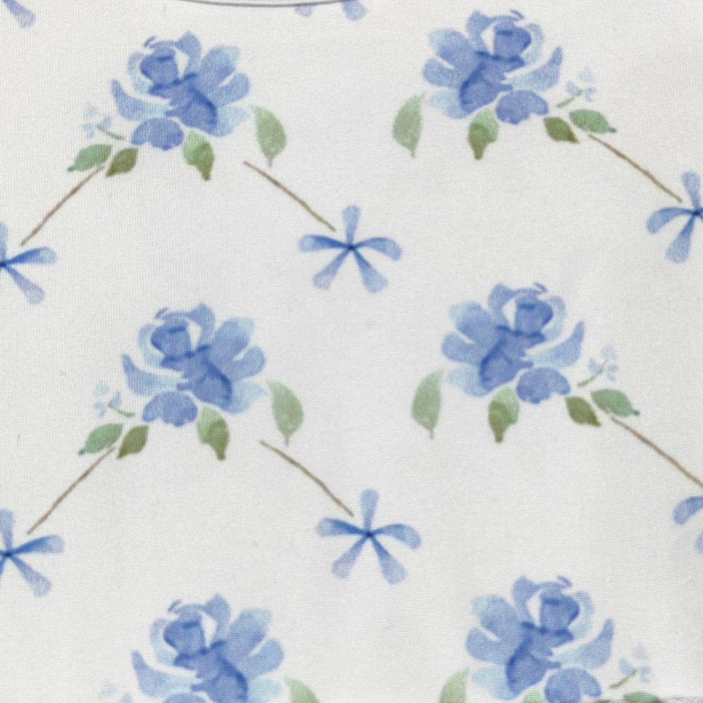 Blue Hydrangea Tier Girls Dress
