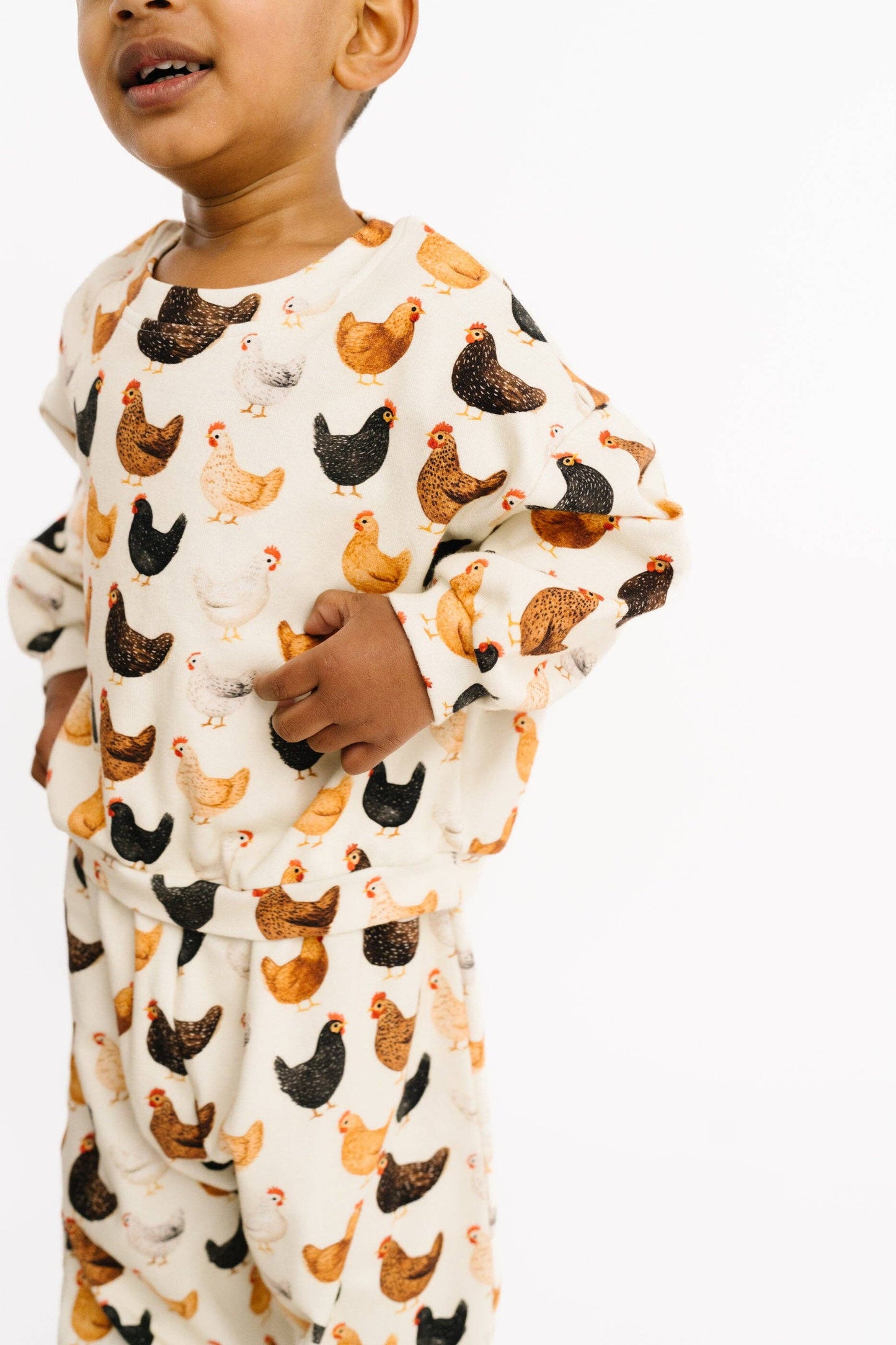 Little One Shop - Backyard Chickens Sweatsuit