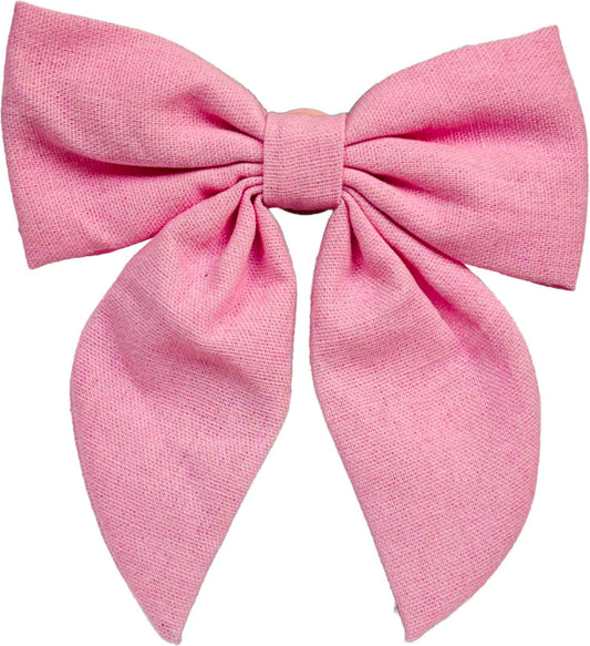 Beau Bottles - Beau Bottles Blush Pink Linen Bottle Bow