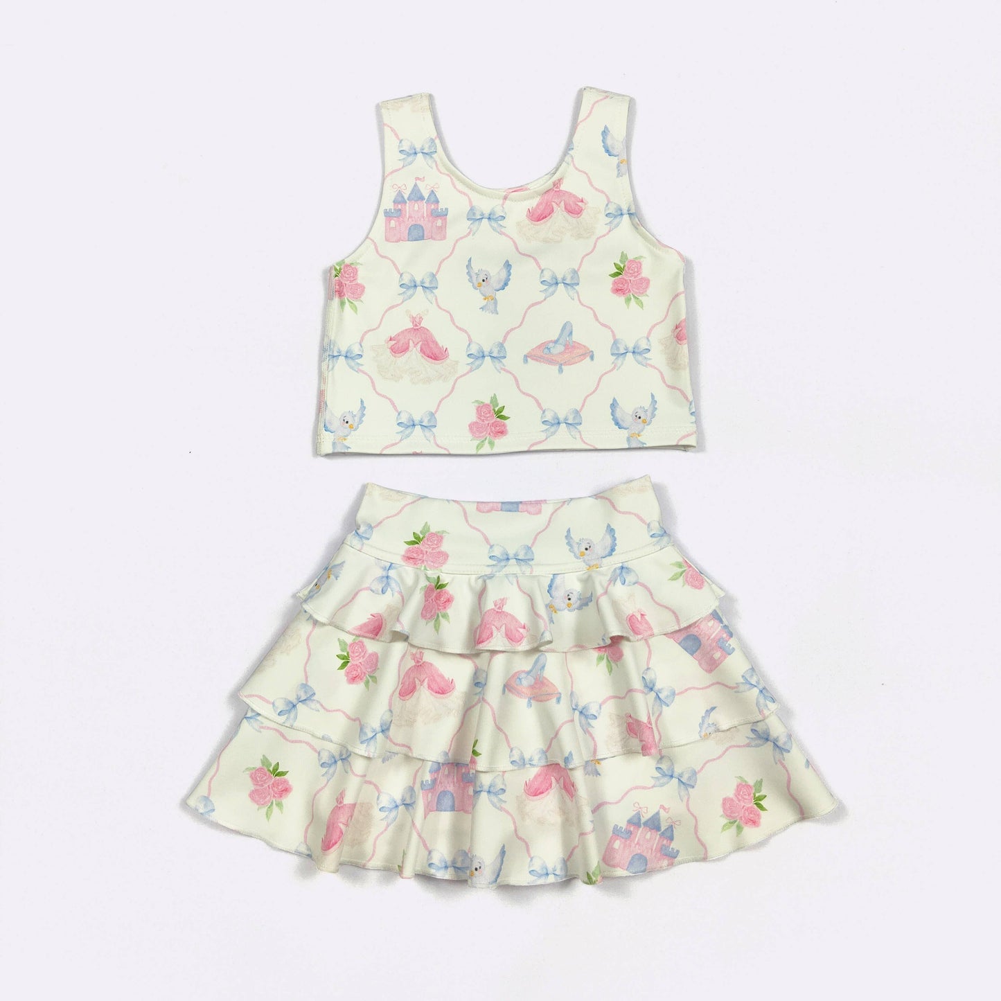 Glass Slipper Girls Skort Set