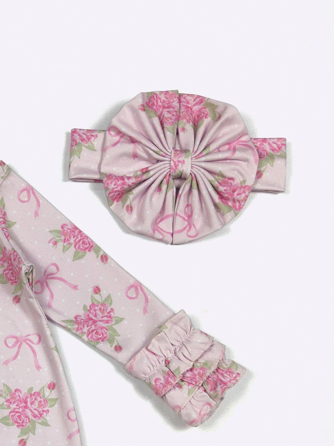 Clover Cottage - Pink Chic Baby Gown