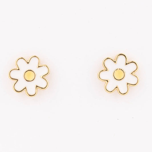 Michelle McDowell - Earrings Luxe White Daisy