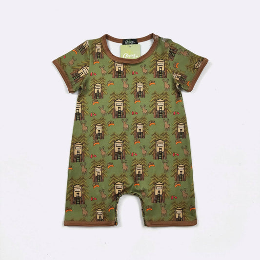 Clover Cottage - Tree Stand Boy Romper