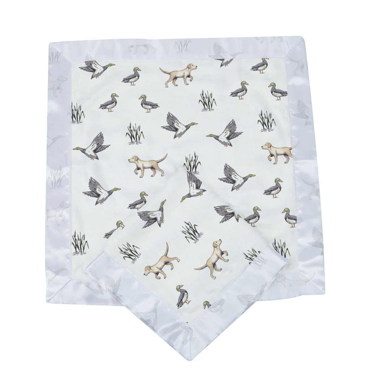 Lab and Ducks Bamboo Newcastle Blankie