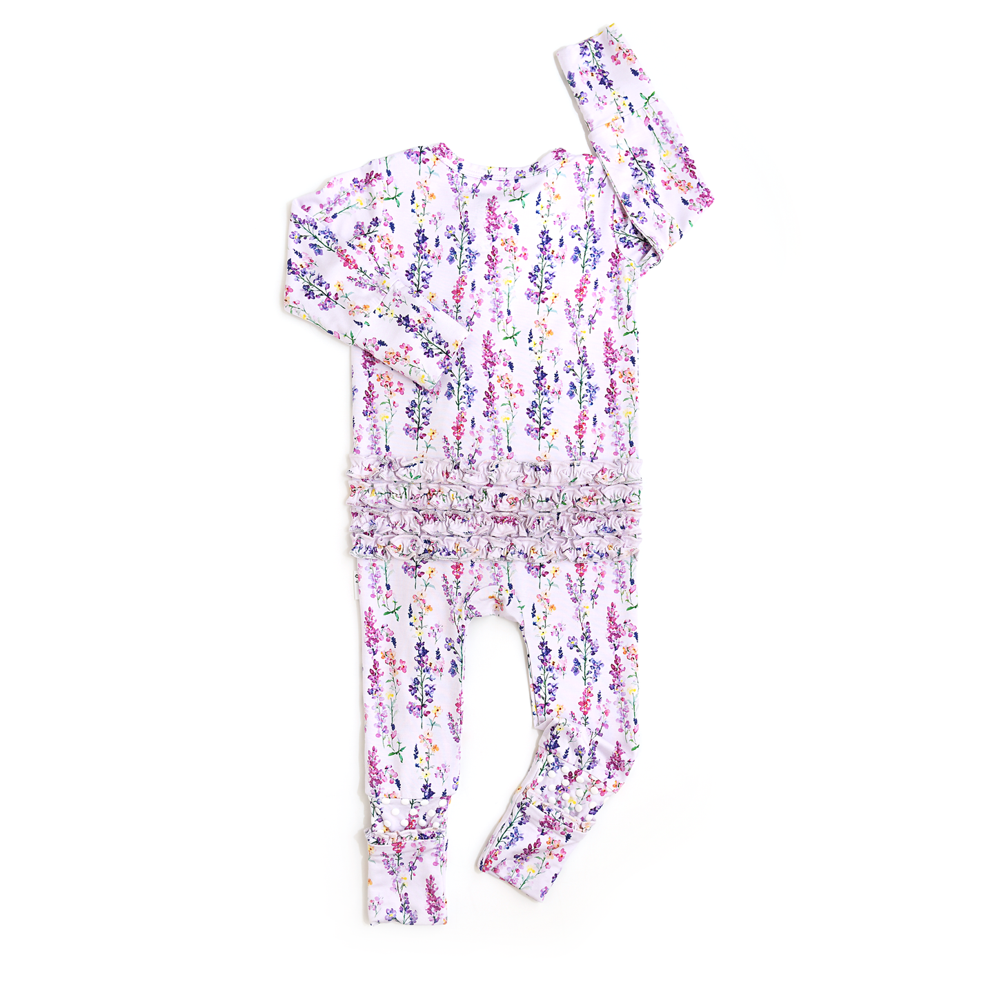 Avani RUFFLE ZIP Bamboo One Piece Floral Baby Clothing