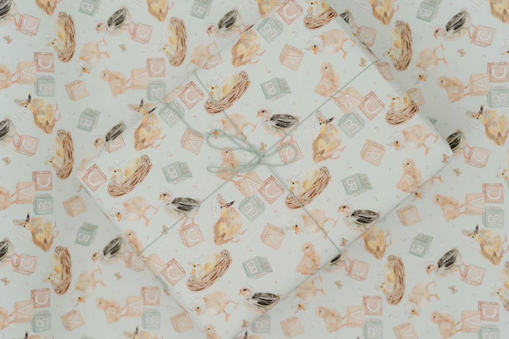 ABC Baby Duckling Gift Wrap Roll