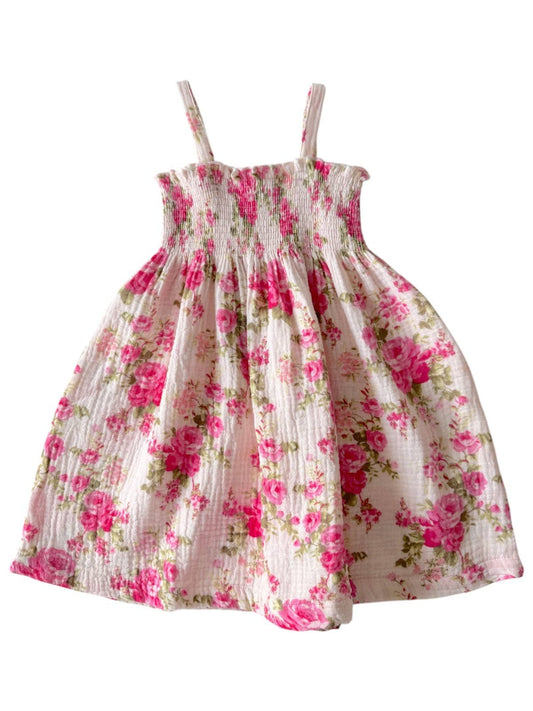 SpearmintLOVE - Muslin Smocked Tube Dress, Country Daydream