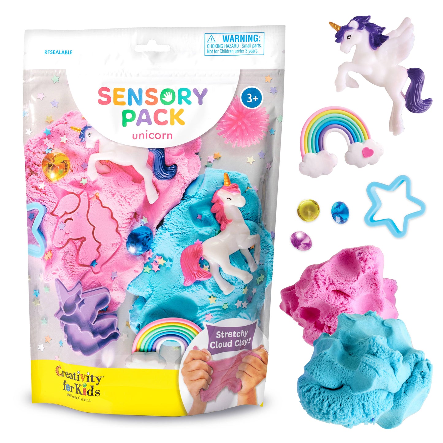 Sensory Pack Unicorn On the Go Play Set for Kids