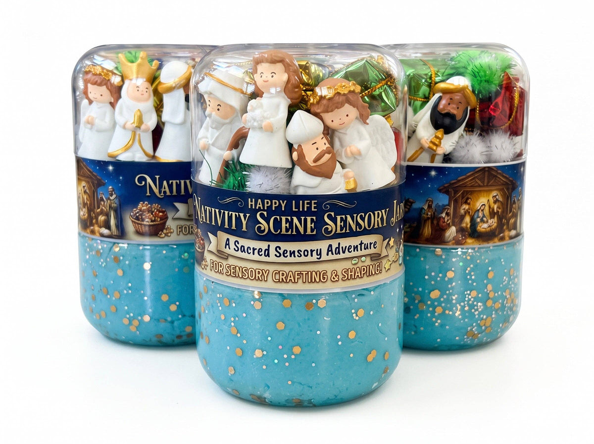 Happy Life Magic - "Nativity Scene" DOUBLE Jar