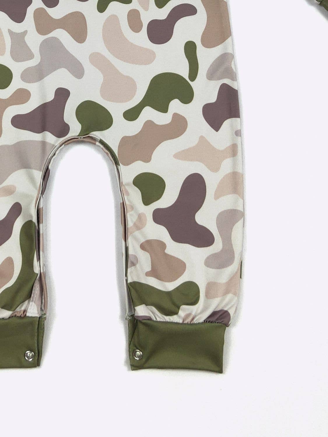 Clover Cottage - Outdoor Camo Boy Romper