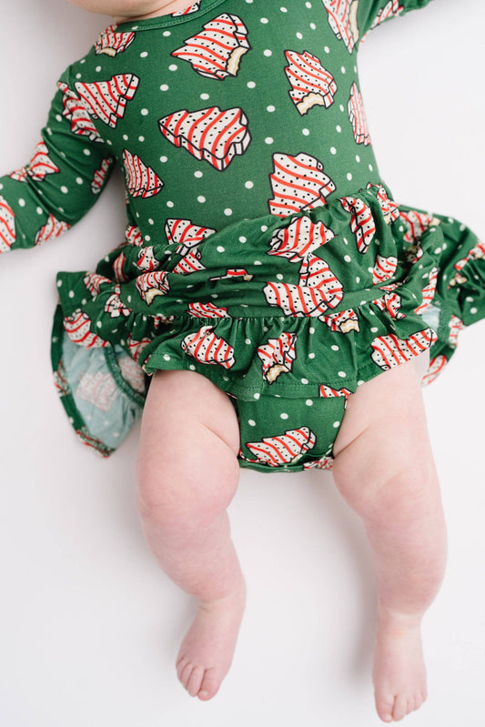 Little One Shop - Tree Treats Bodysuit Bamboo Dress