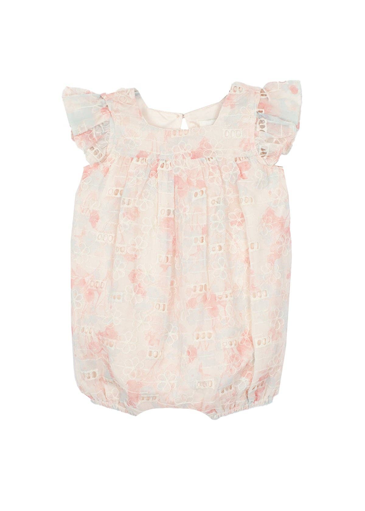 Rasberry Creme Baby Romper
