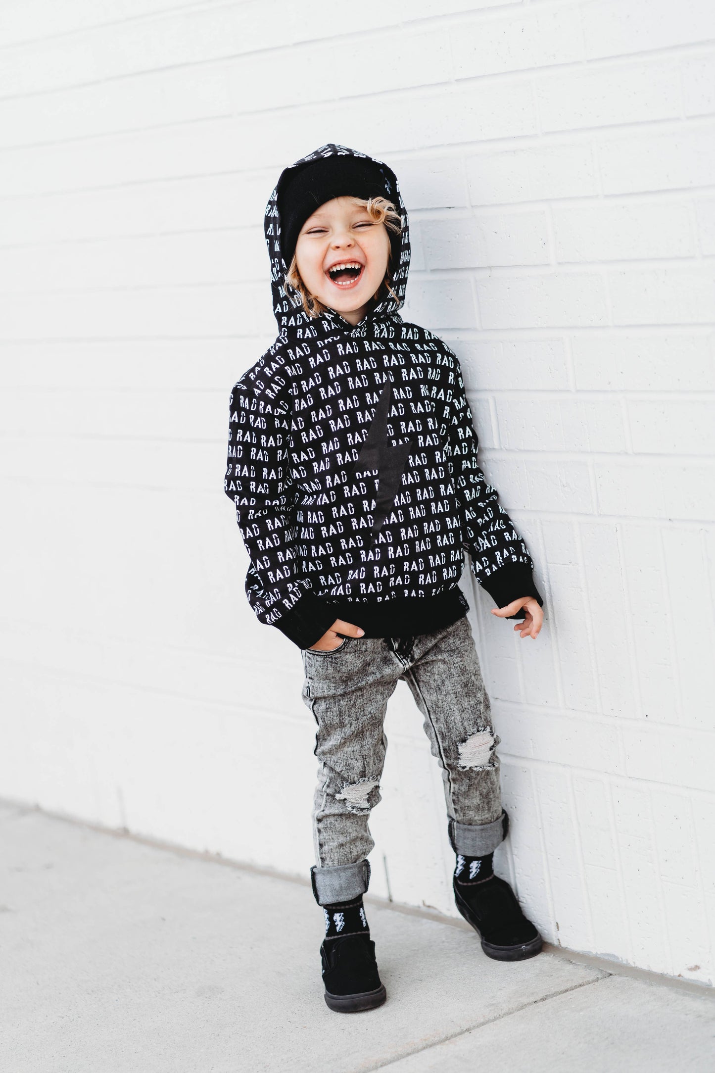 Little Rad Things - Kids Raddest Bolt Bamboo Hoodie