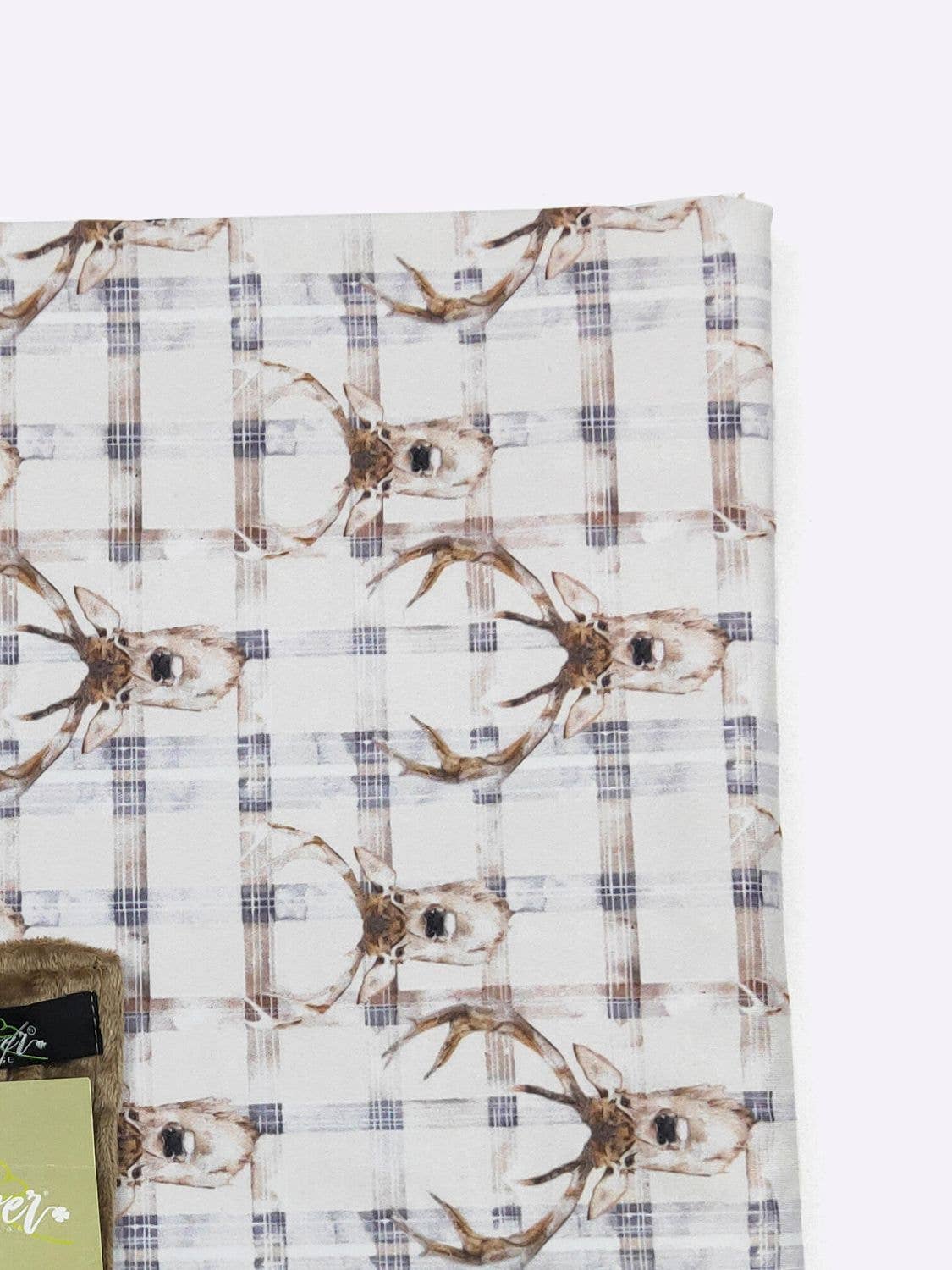 Plaid Deer Blanket
