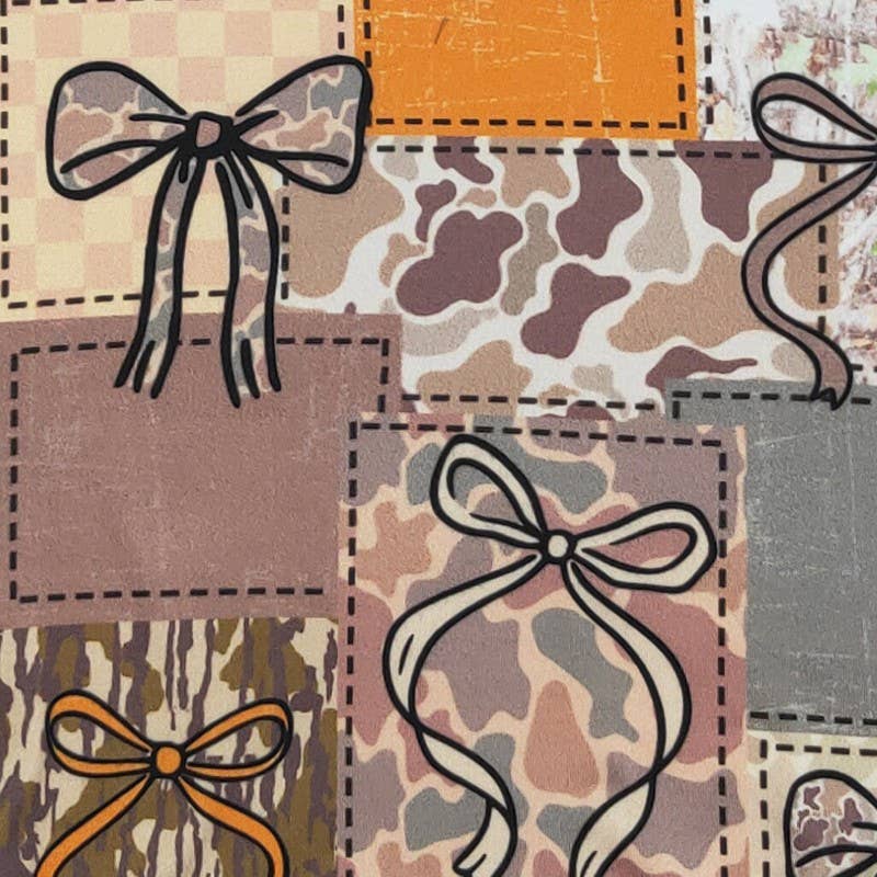 Clover Cottage - Camo Patchwork Girls Skort Set