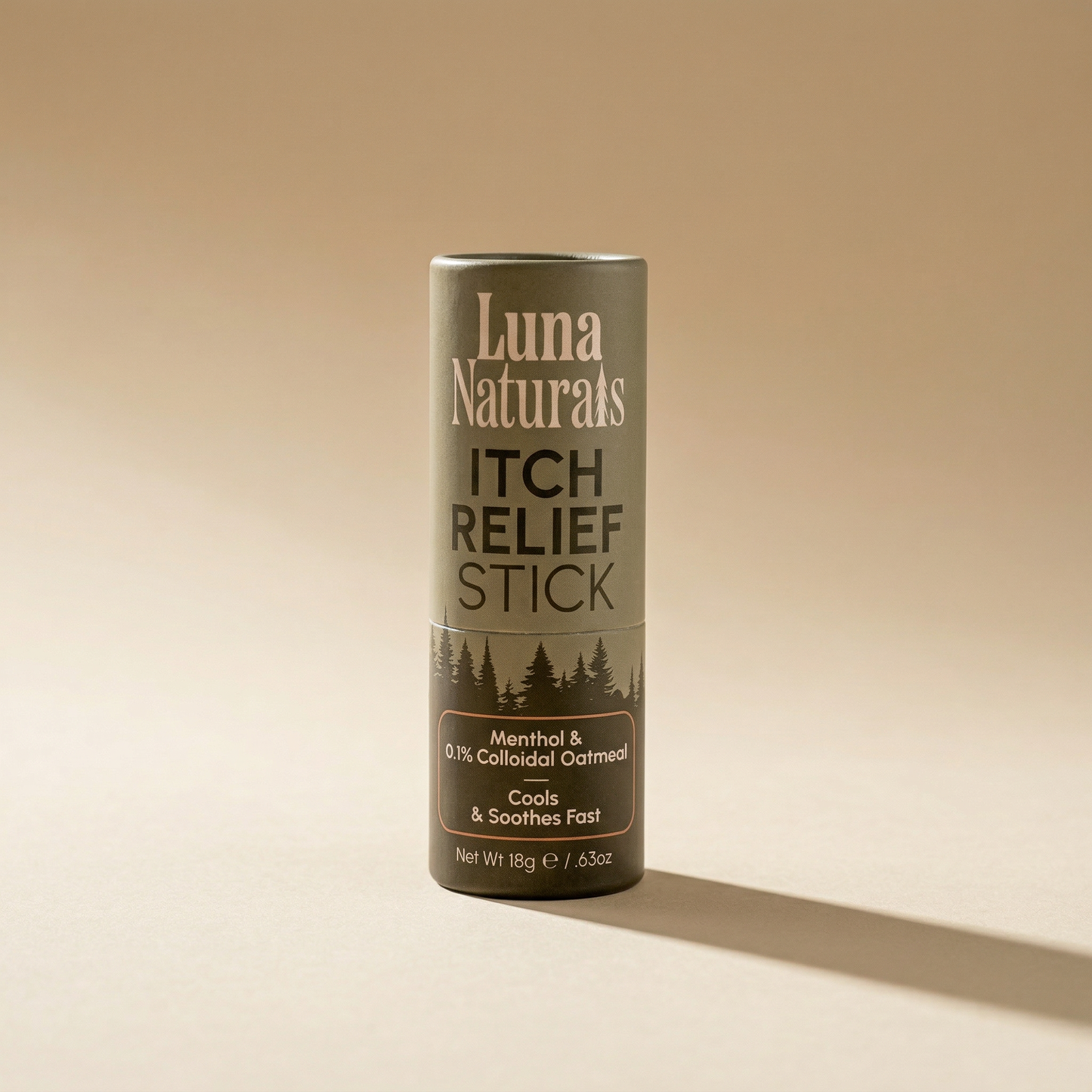 Luna Naturals - Anti-Itch Balm | Menthol & Colloidal | 1 Pack - 18g