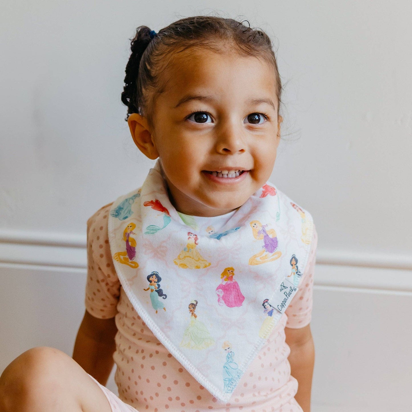 Copper Pearl - 4 Pack Baby Bandana Bibs - Disney Princess