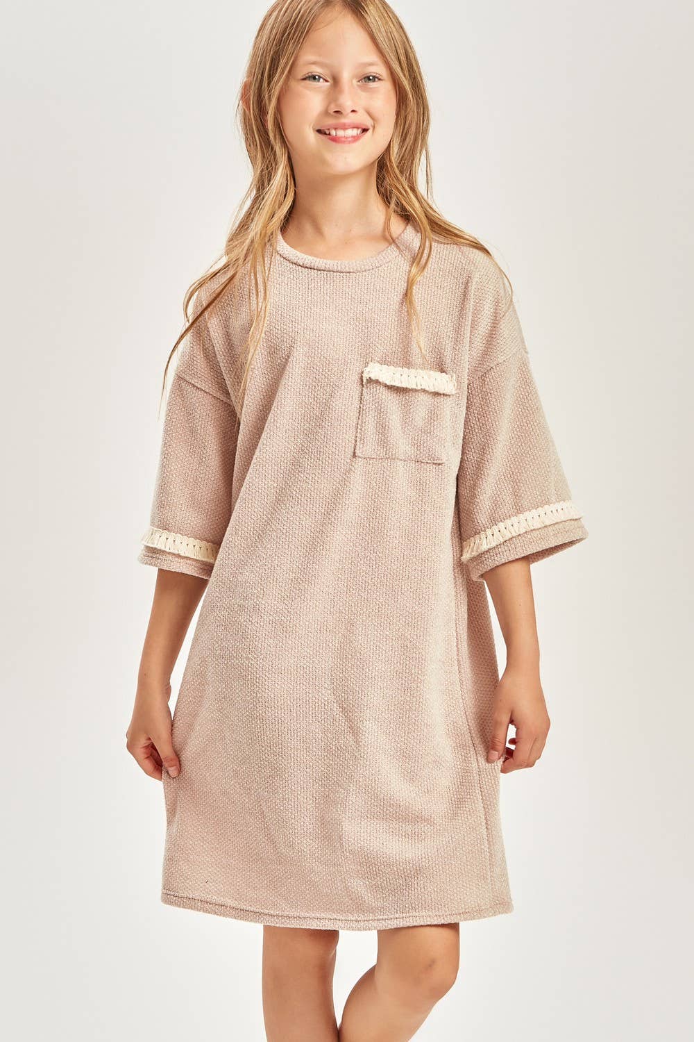 Tasseled Chunky Sweater Dress