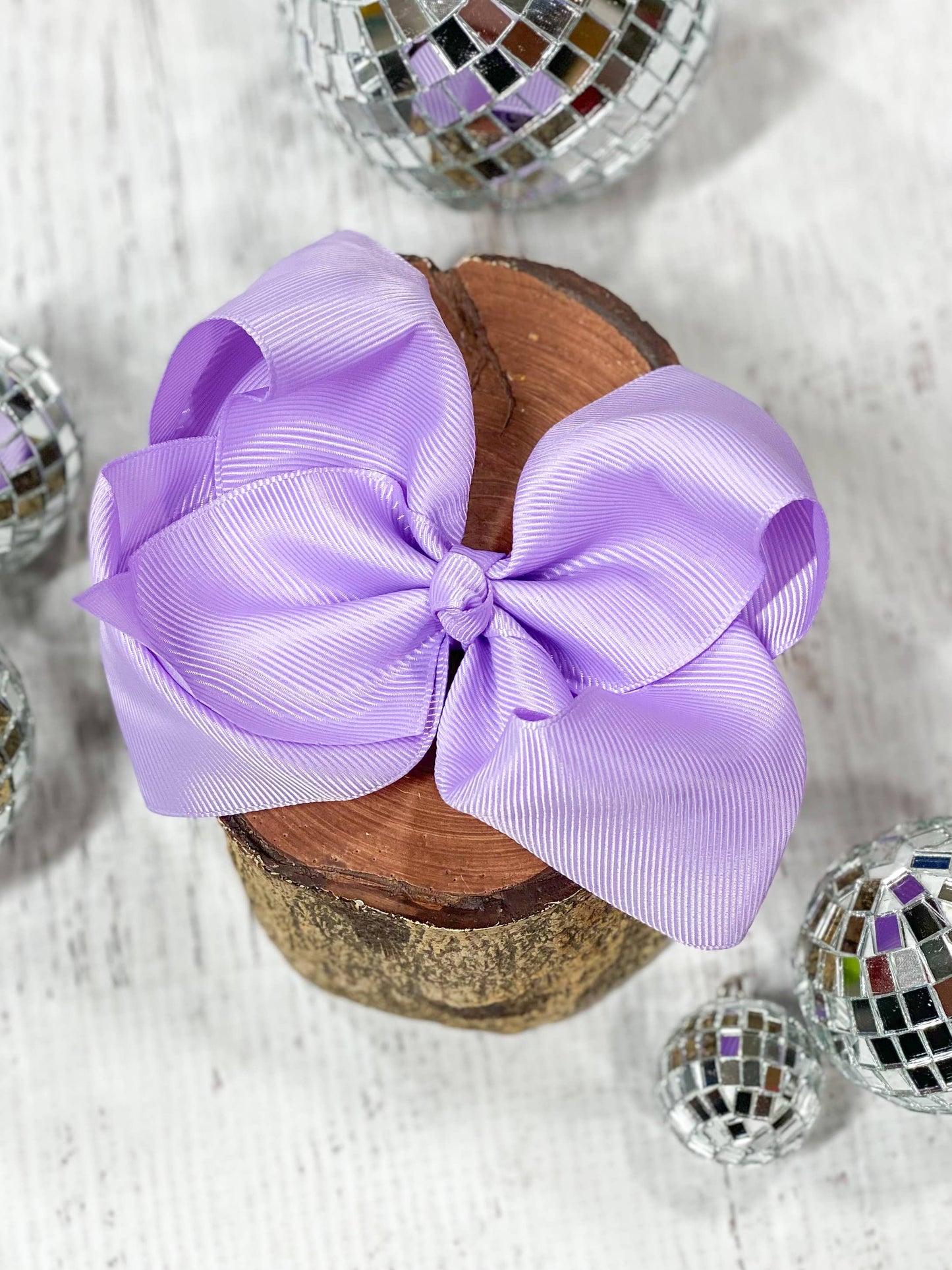 Classic Oversized Grosgrain Hair Bow - Alligator Clip