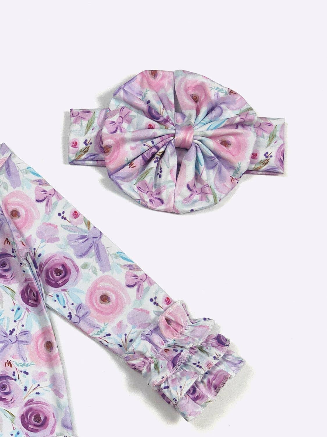Clover Cottage - Rosette Coquette Baby Gown 2