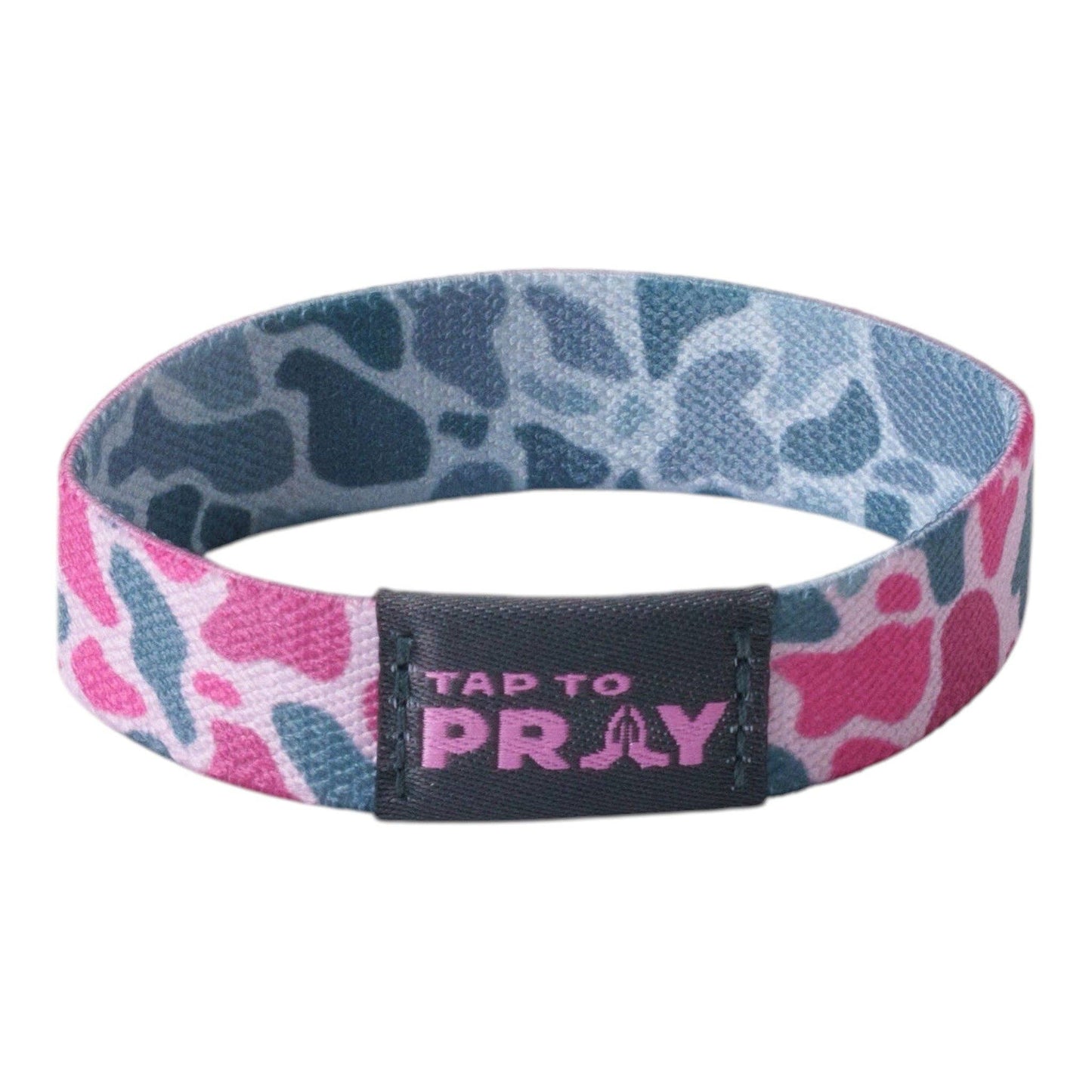 Versible - Tap To Pray™ Wristbands - River Rock Camo Pink & Ash