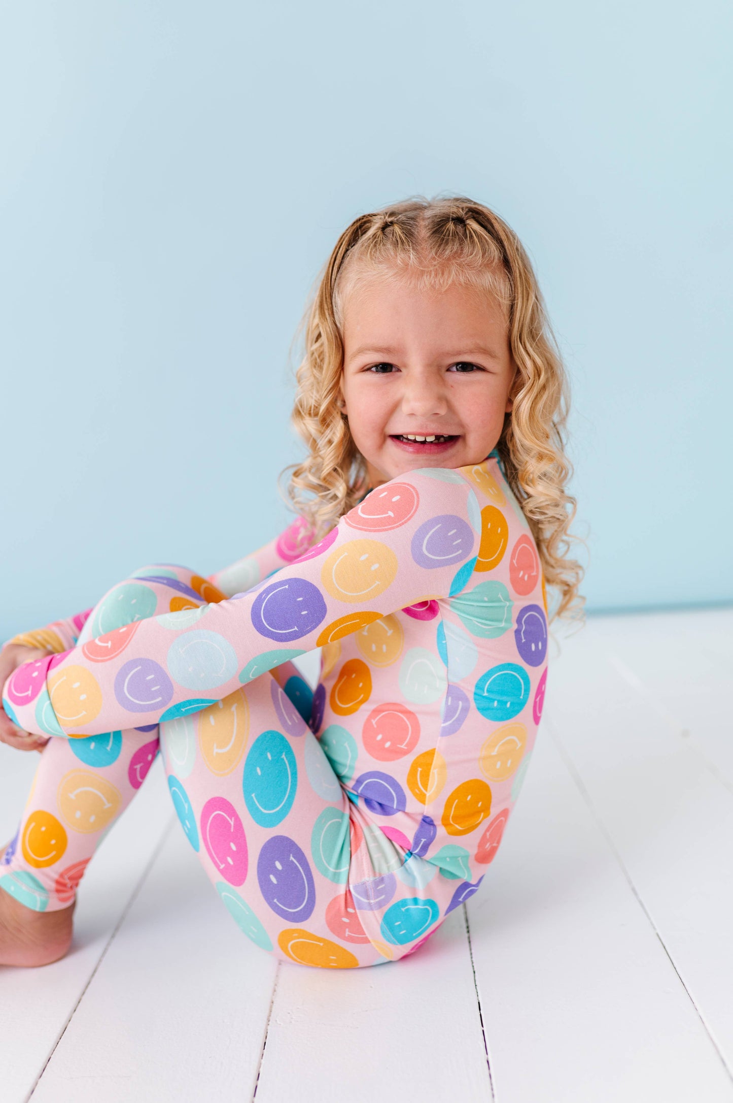 Macaron + Me - Smiles Long Sleeve Jammies Set