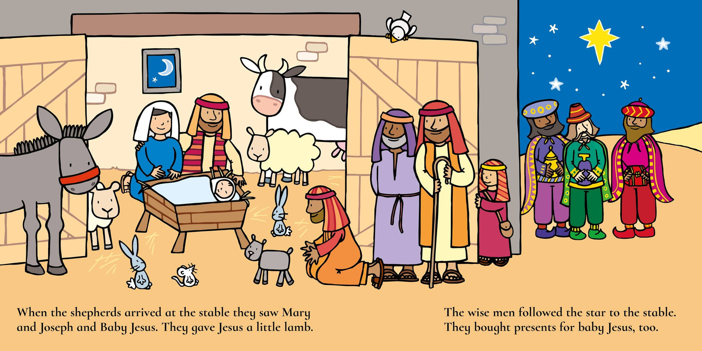 HarperCollins - Touchy-Feely: The Nativity: Usborne