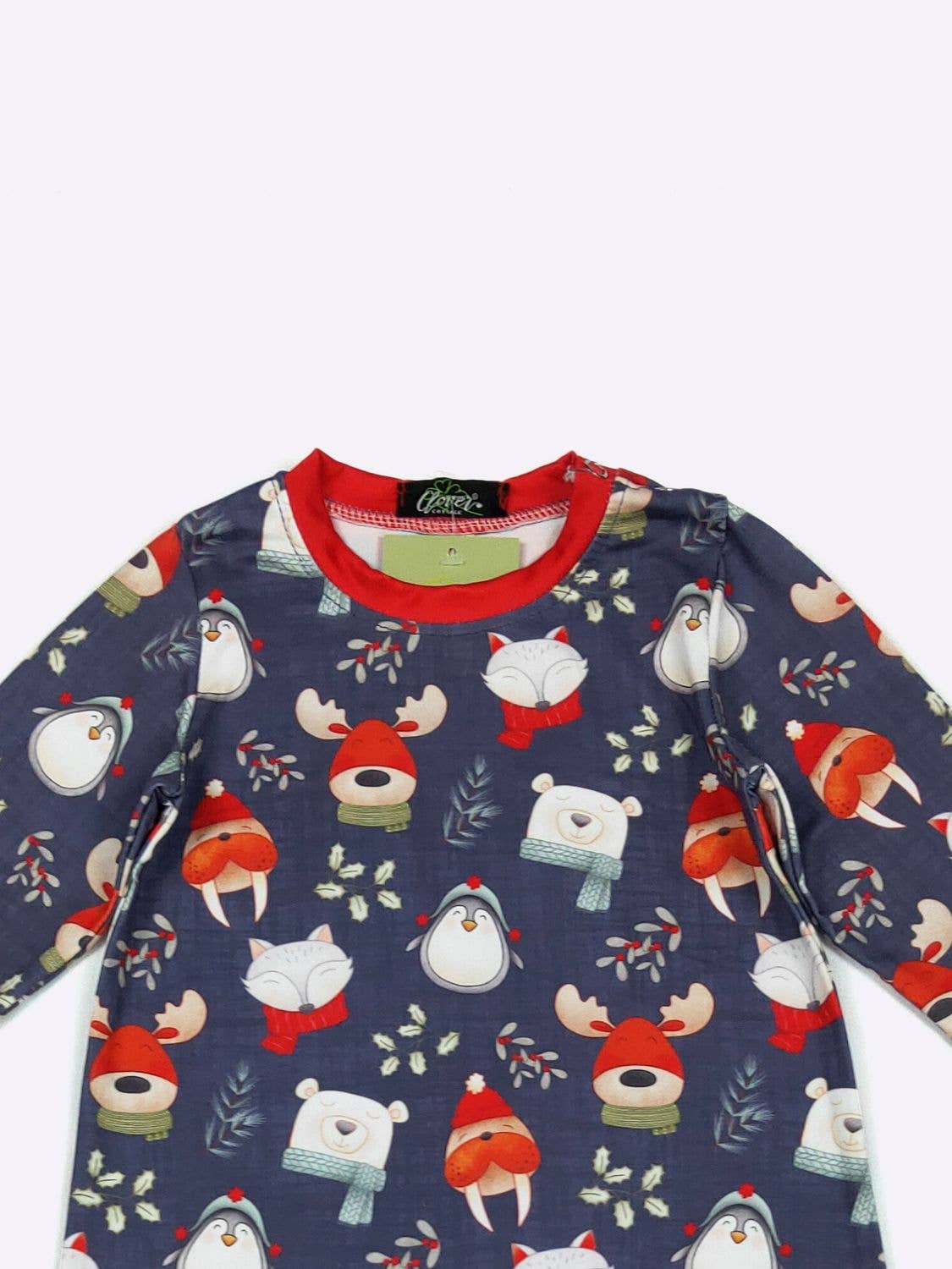 Clover Cottage - Winter Buddies Boy Romper