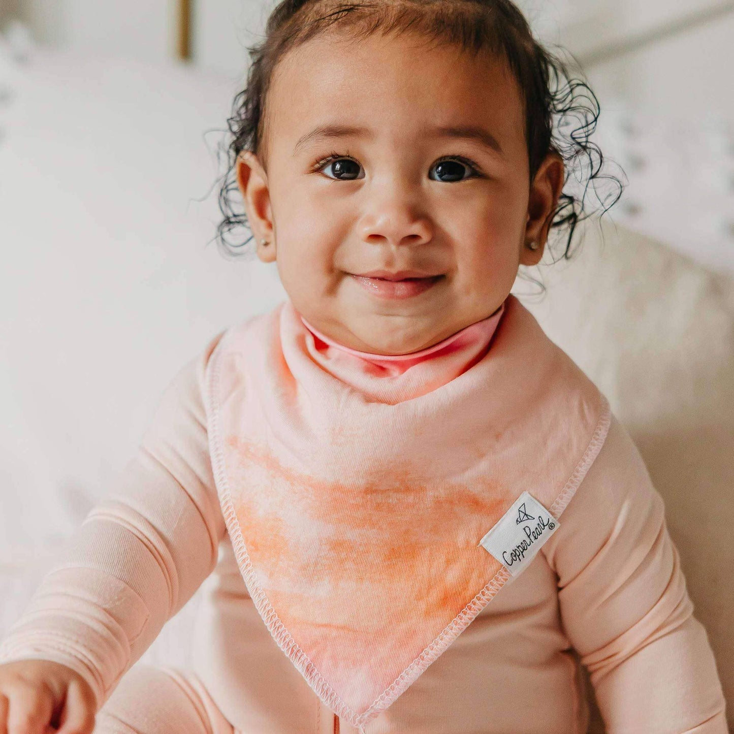 Copper Pearl - 4 Pack Baby Bandana Bibs - Autumn