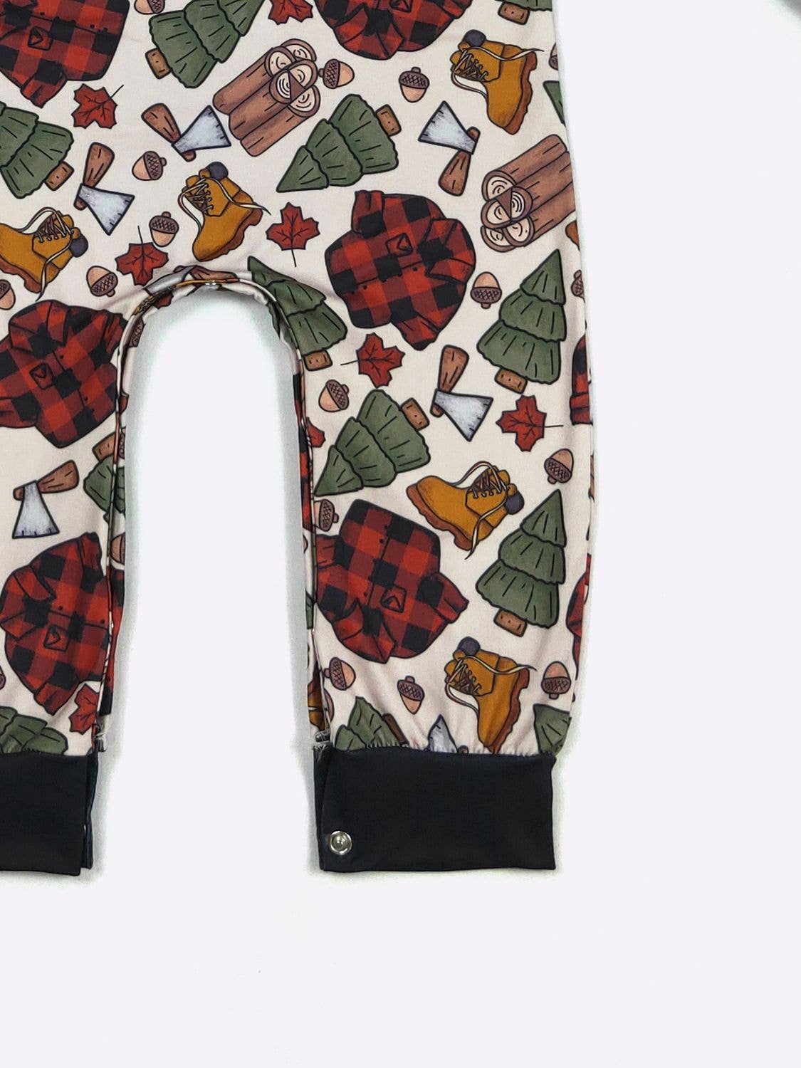 Lumberjack Boy Romper