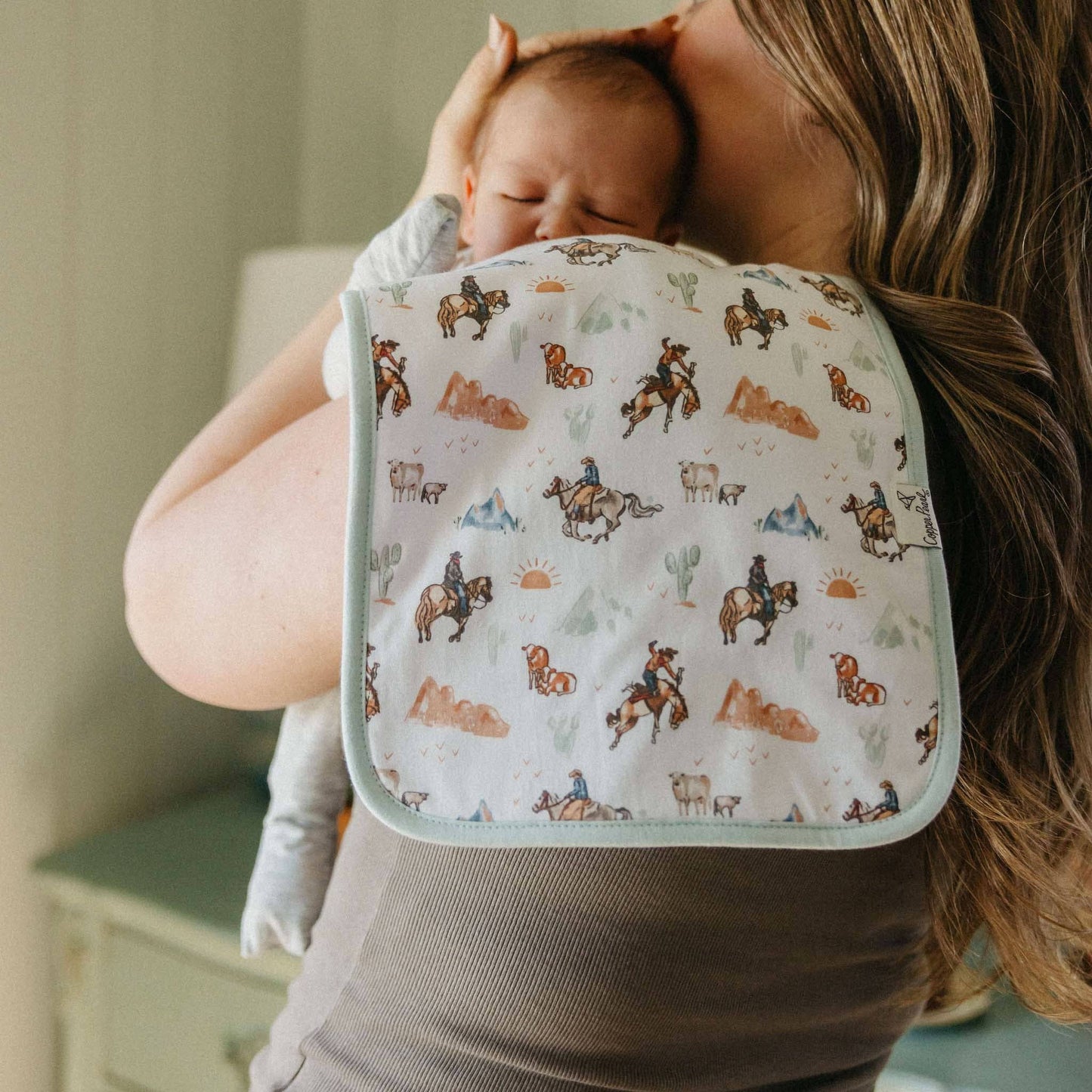 Copper Pearl - 3 Pack Premium Burp Cloths - Boone