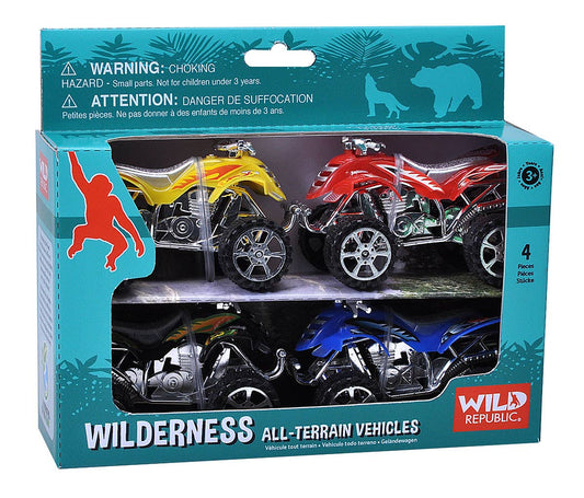 Wild Republic - Action Atv Wilderness Set 2.75"