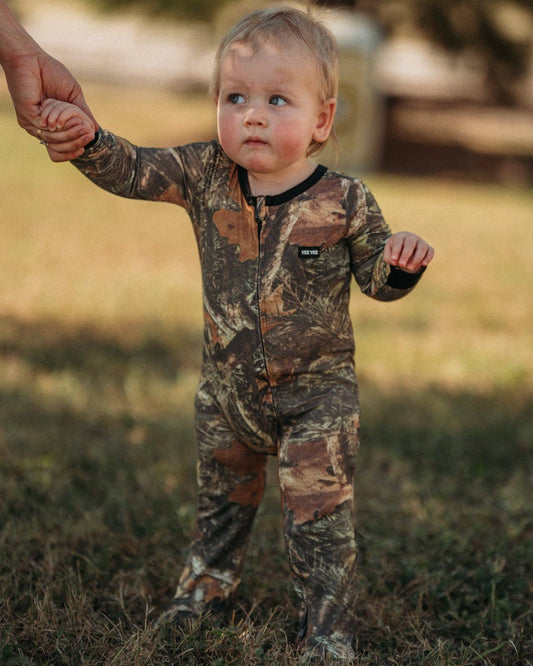 Yee Yee - Camo Bamboo Zip-Up Sleeper