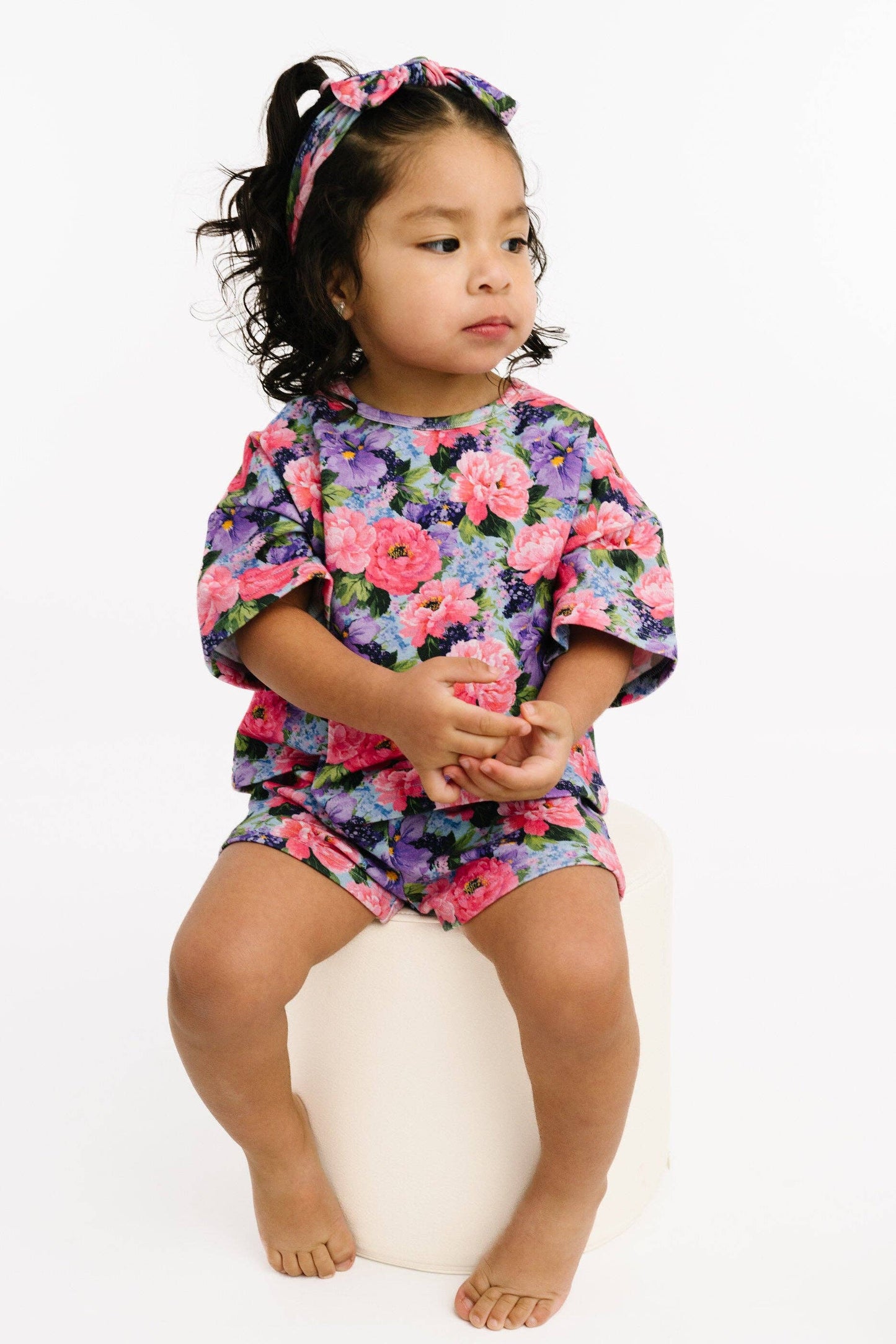 Little One Shop - Peony Garden Slouchy Set