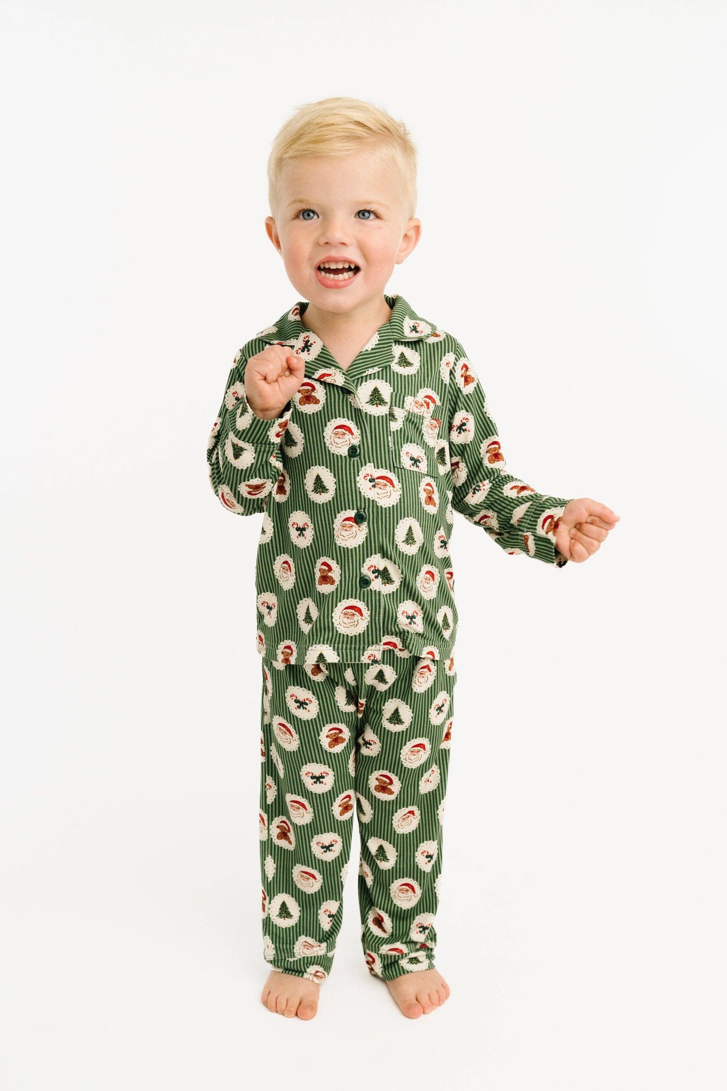 Little One Shop - Holiday Heirloom Bamboo Button Up Set