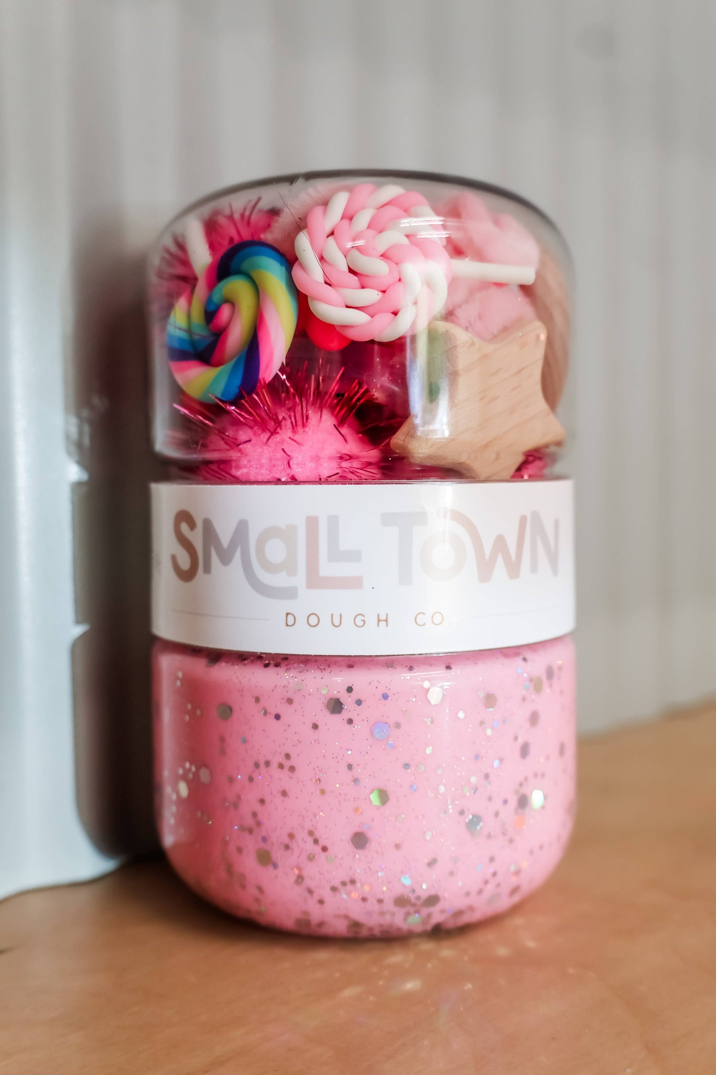 Small Town Dough Co.  Sensory Play Dough Jar