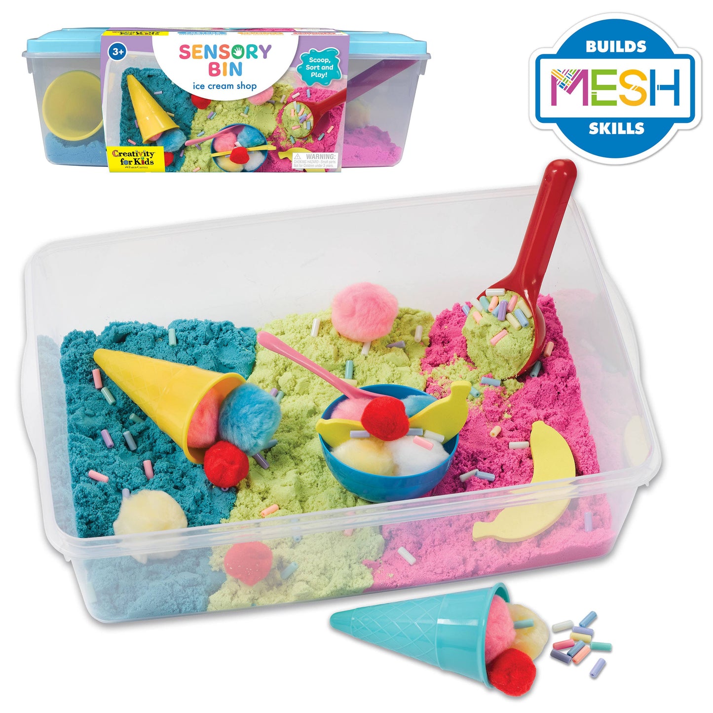 Sensory Bin Ice Cream Shop Activity Bin for Kids