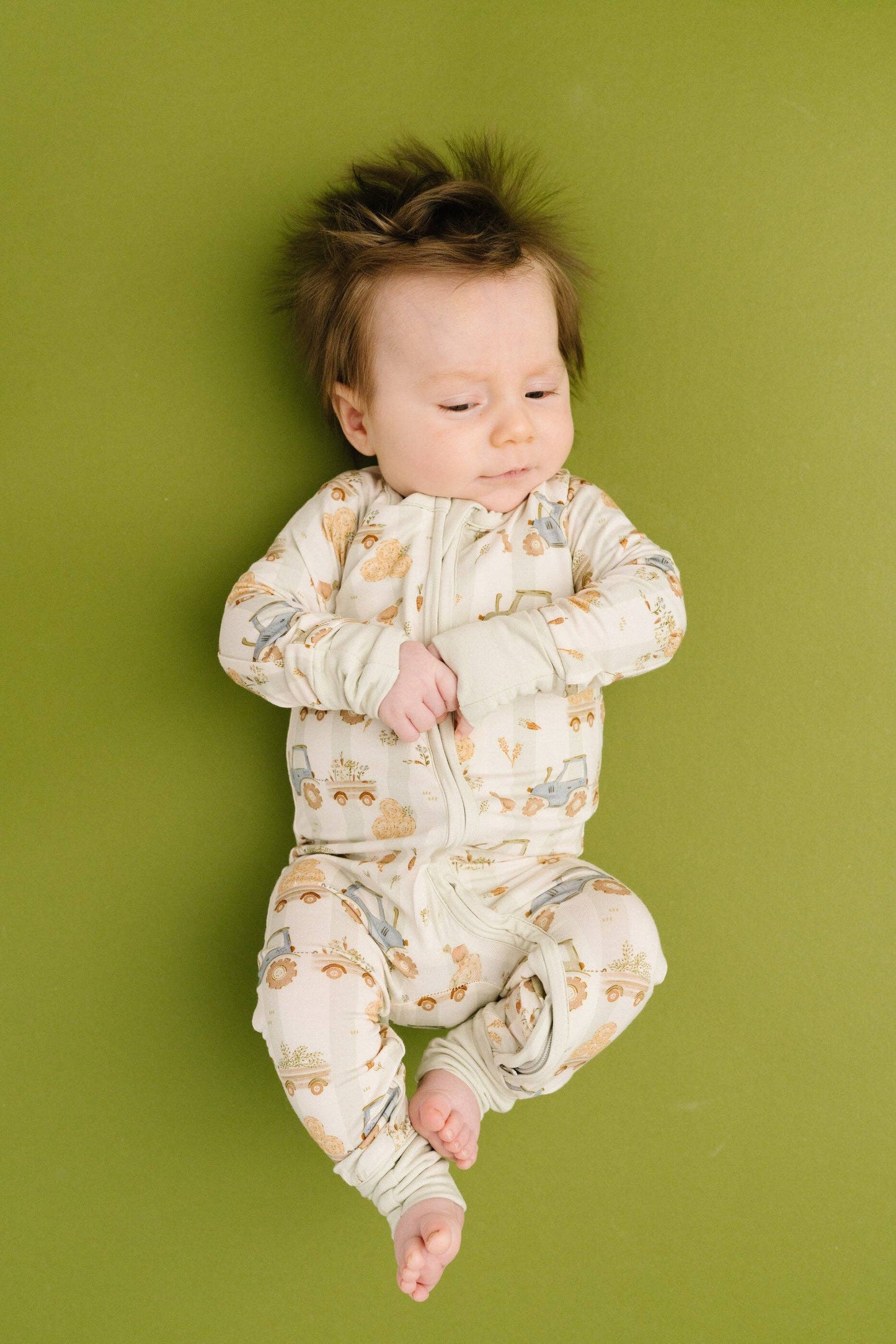 Little One Shop - Tractor Trails Bamboo Sleeper