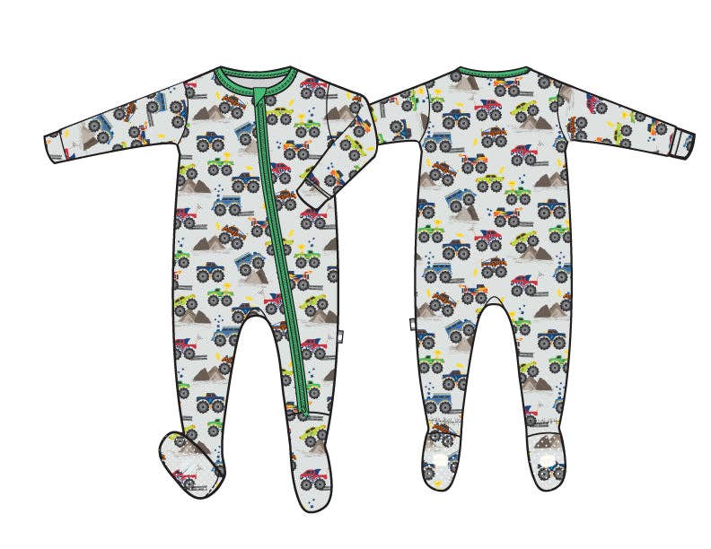 Monster Trucks Up Footsie