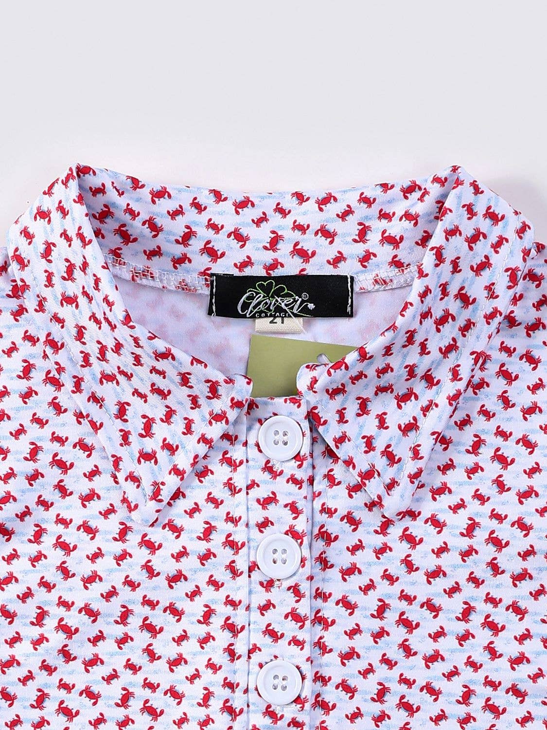 Crabby Boy Collar Shirt