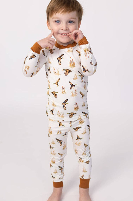 Southern Slumber - Ducks 2 Piece Bamboo Pajama Set
