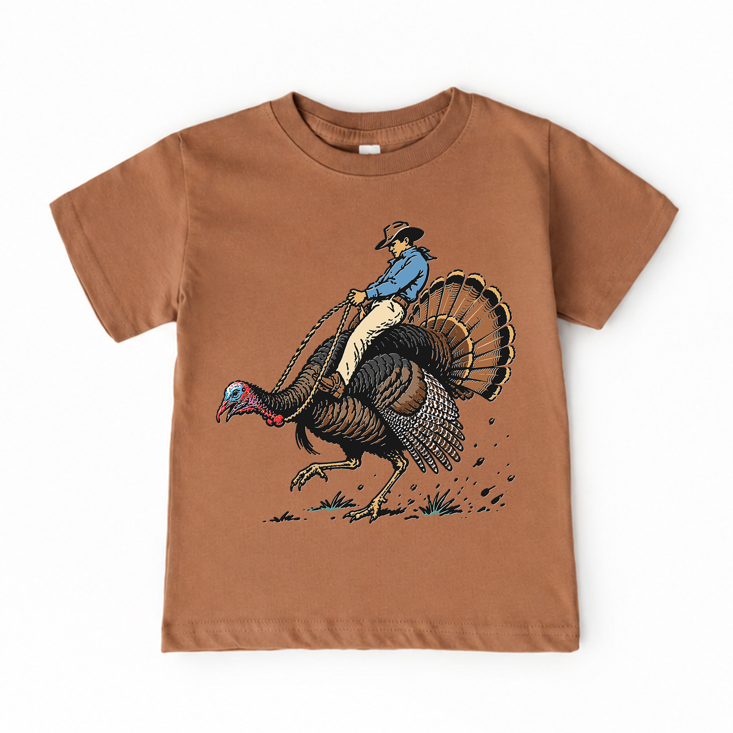 Holland Ave Clothing - Turkey Rodeo | Kids Fall Thanksgiving Graphic Tee