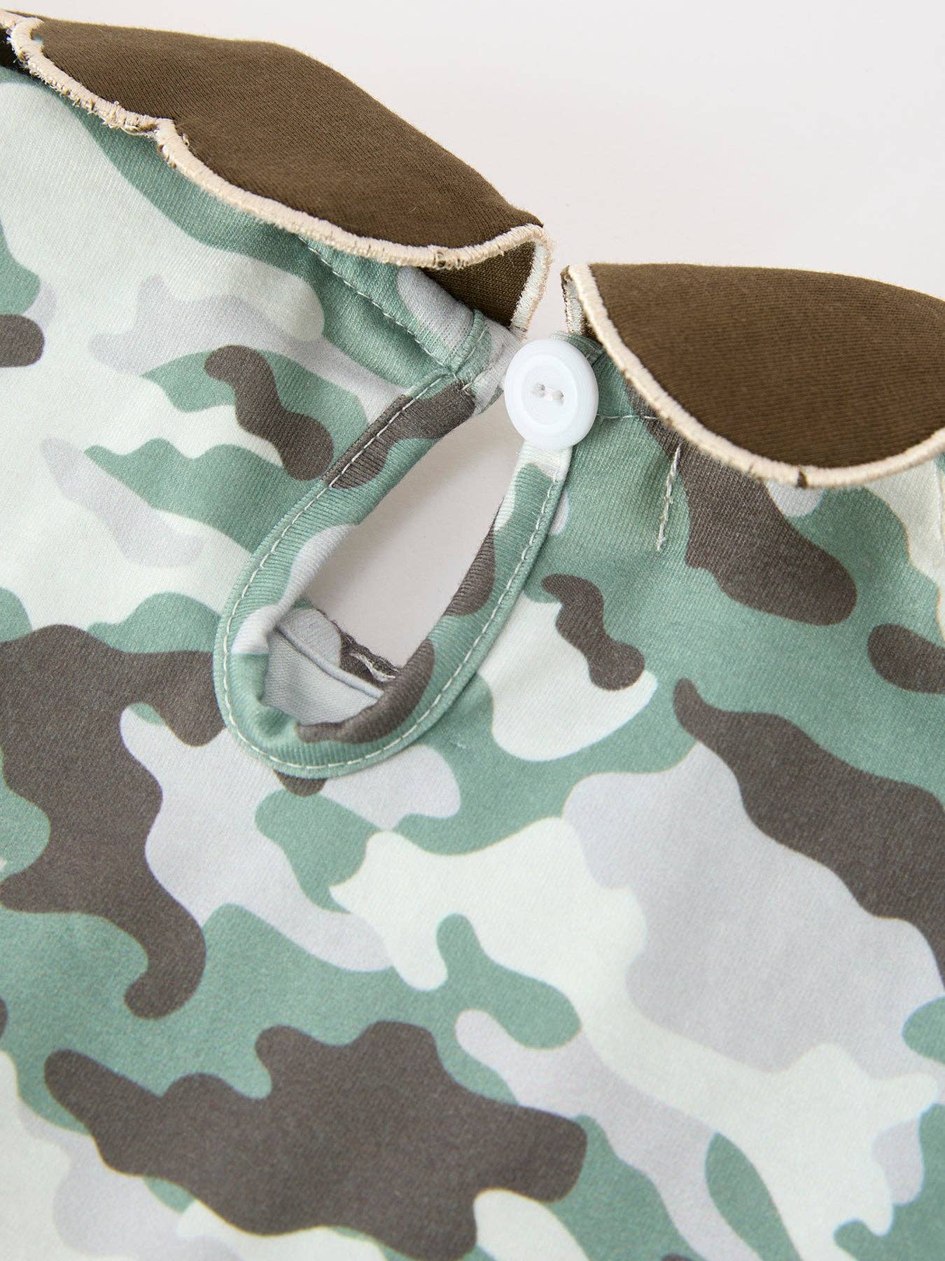 Rylee Faith Designs - Fall Camo Bow Girls Puff Sleeve Twirl Dress