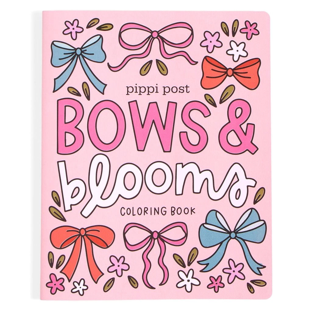 Bows and Blooms Coloring Book